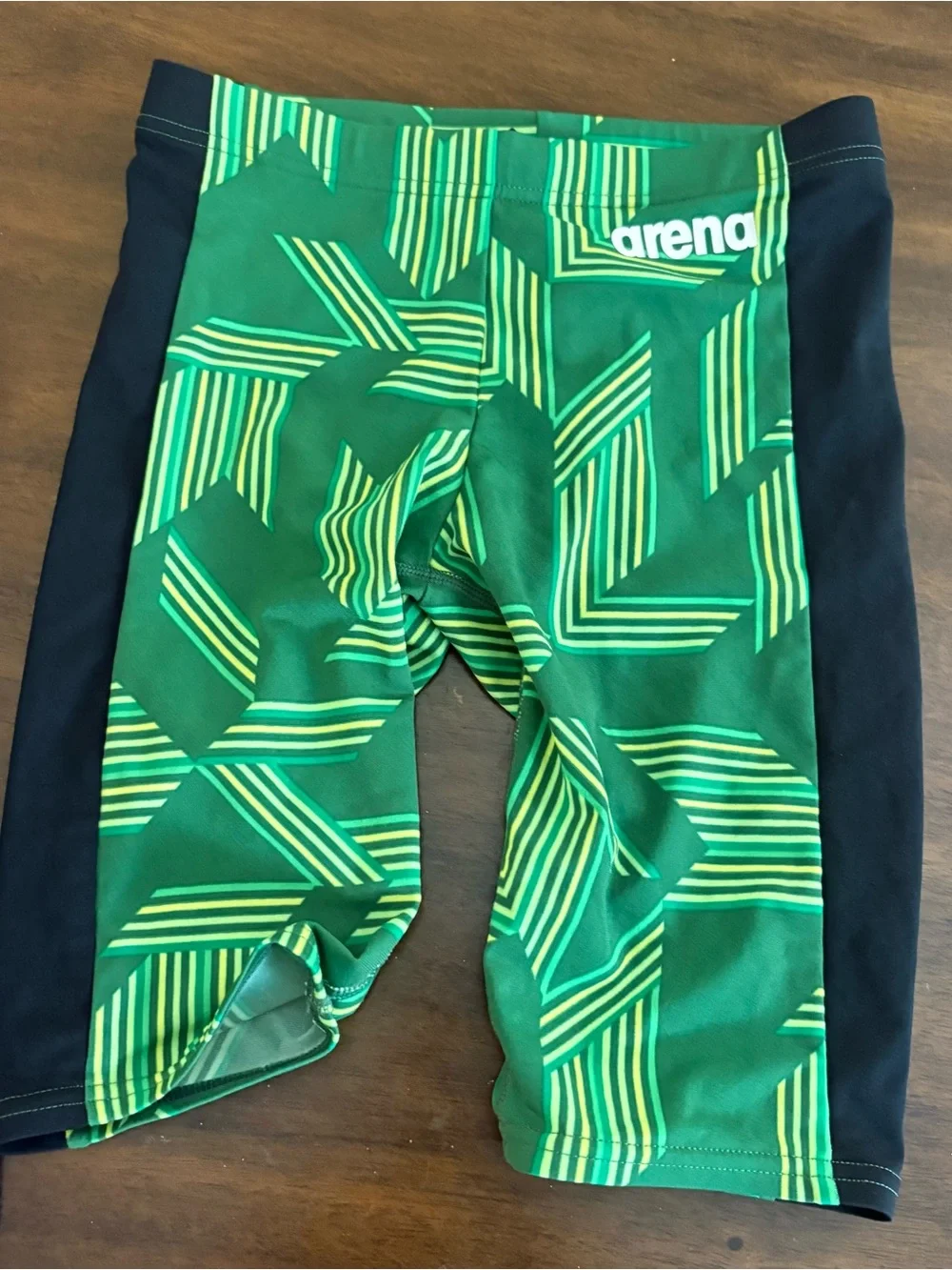 Men’s Women’s Cycling swim Bike Shorts Speedo Arena Sz 26 Blue Green 2